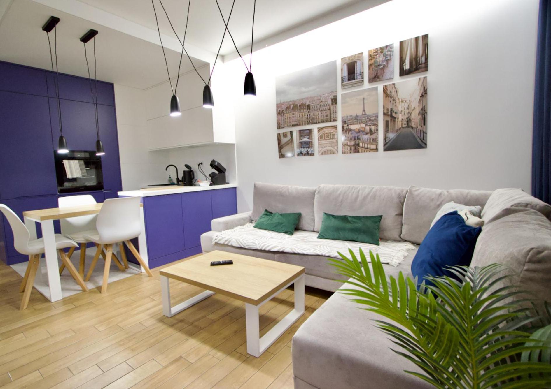 Wola Blue Modern Apartment Varsovia Exterior foto
