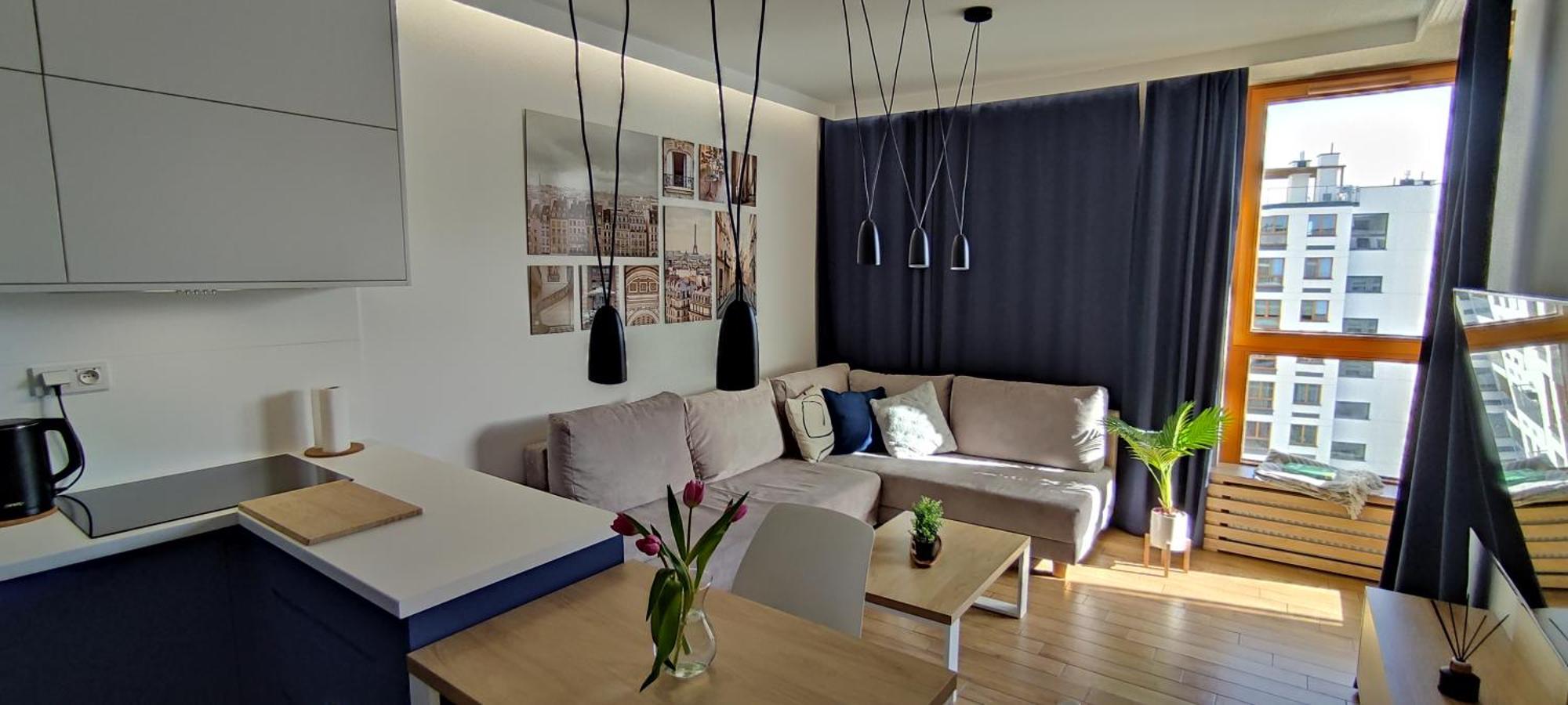 Wola Blue Modern Apartment Varsovia Exterior foto